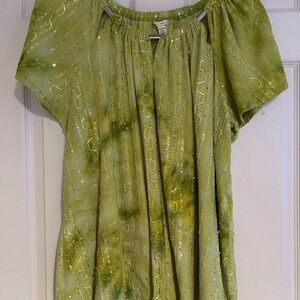 Green Women's Top